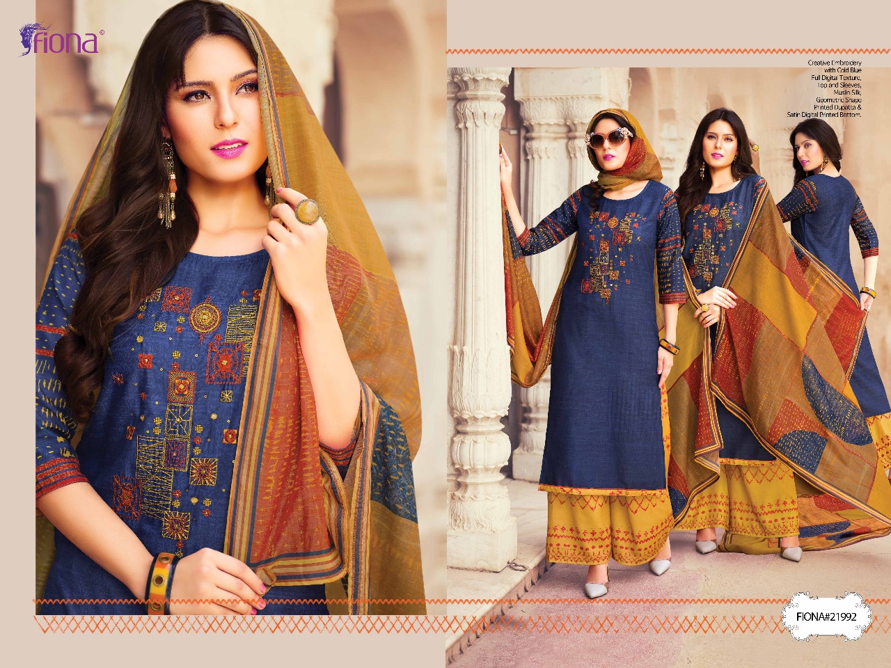 Fiona launch vero amore simple elegant look suits salwar kameez