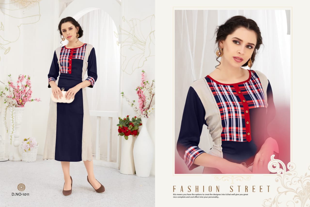 Kajri style presenting priya vol 2 casual ready to wear kurtis concept