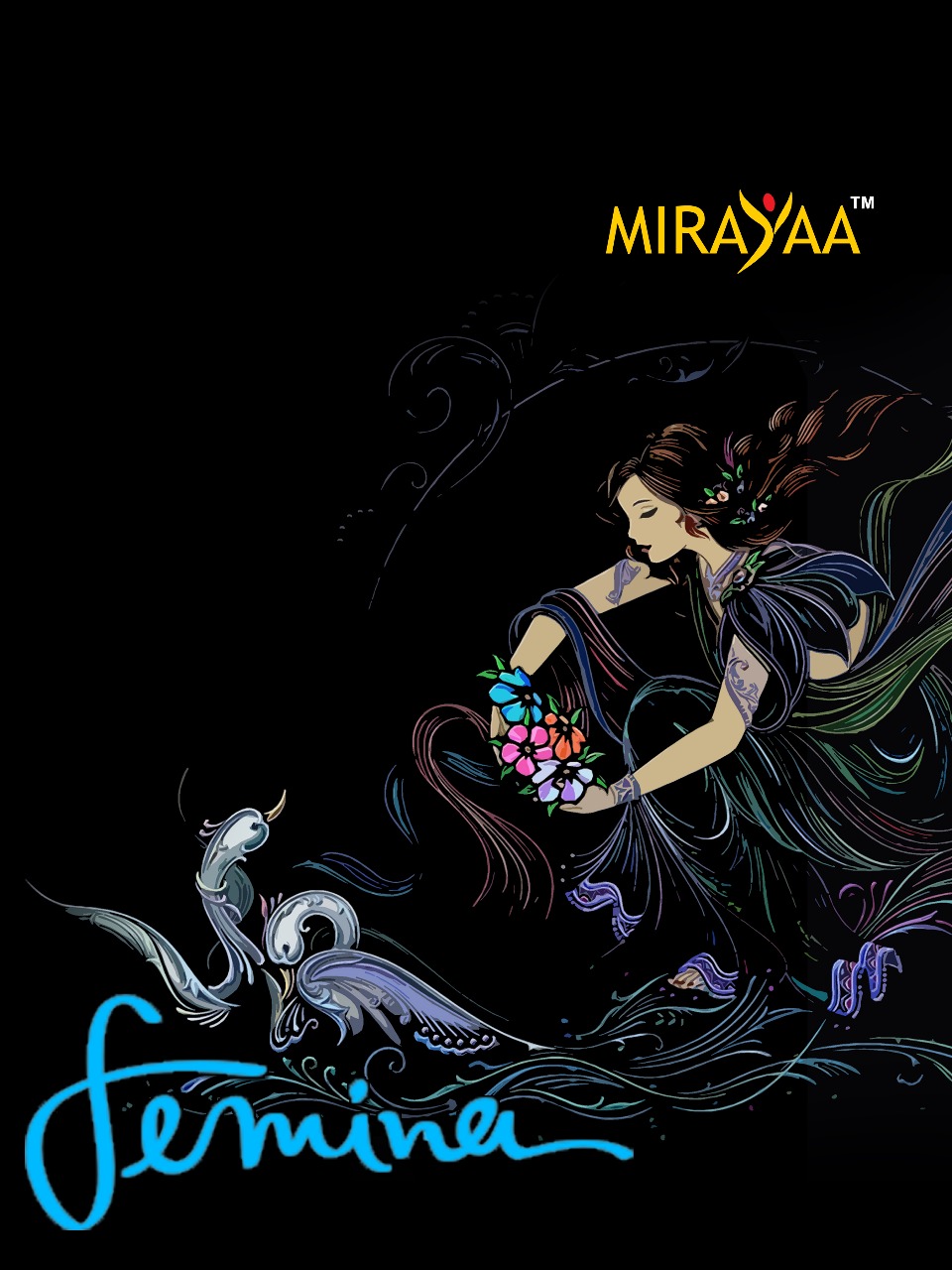 Mirayaa presents femina fancy wear Kurti with patiyala