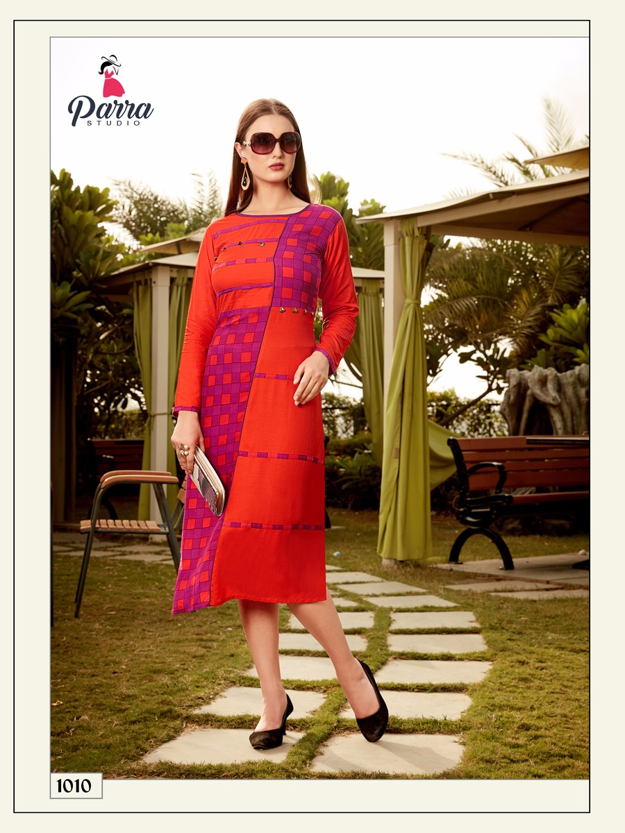 Parra studio presents zeba Exclusive designer  collection of kurtis