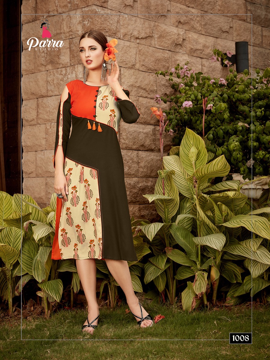 Parra studio presents zeba Exclusive designer  collection of kurtis