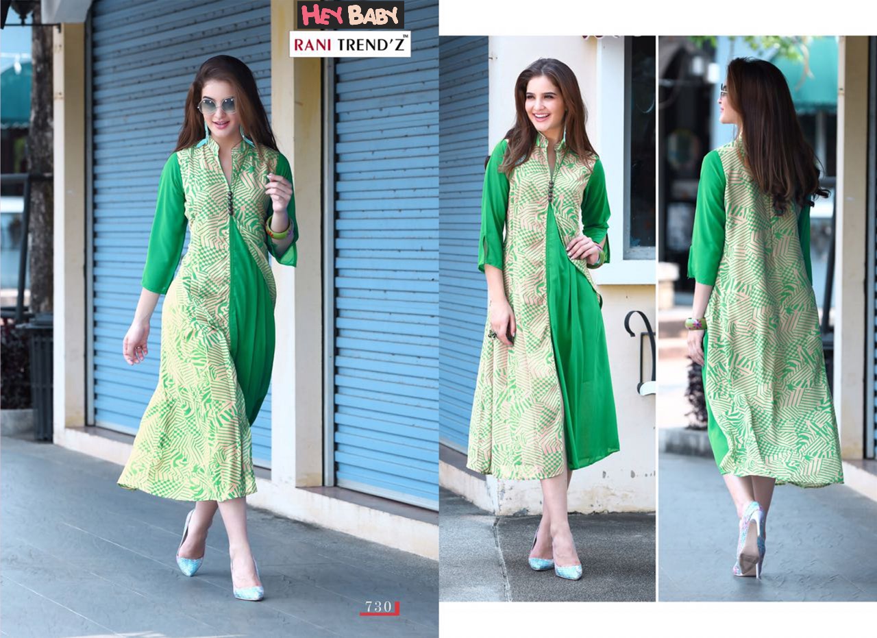 Rani trendz presents western D fancy collection of kurtis