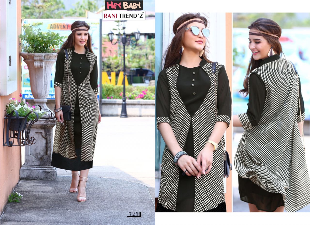 Rani trendz presents western D fancy collection of kurtis