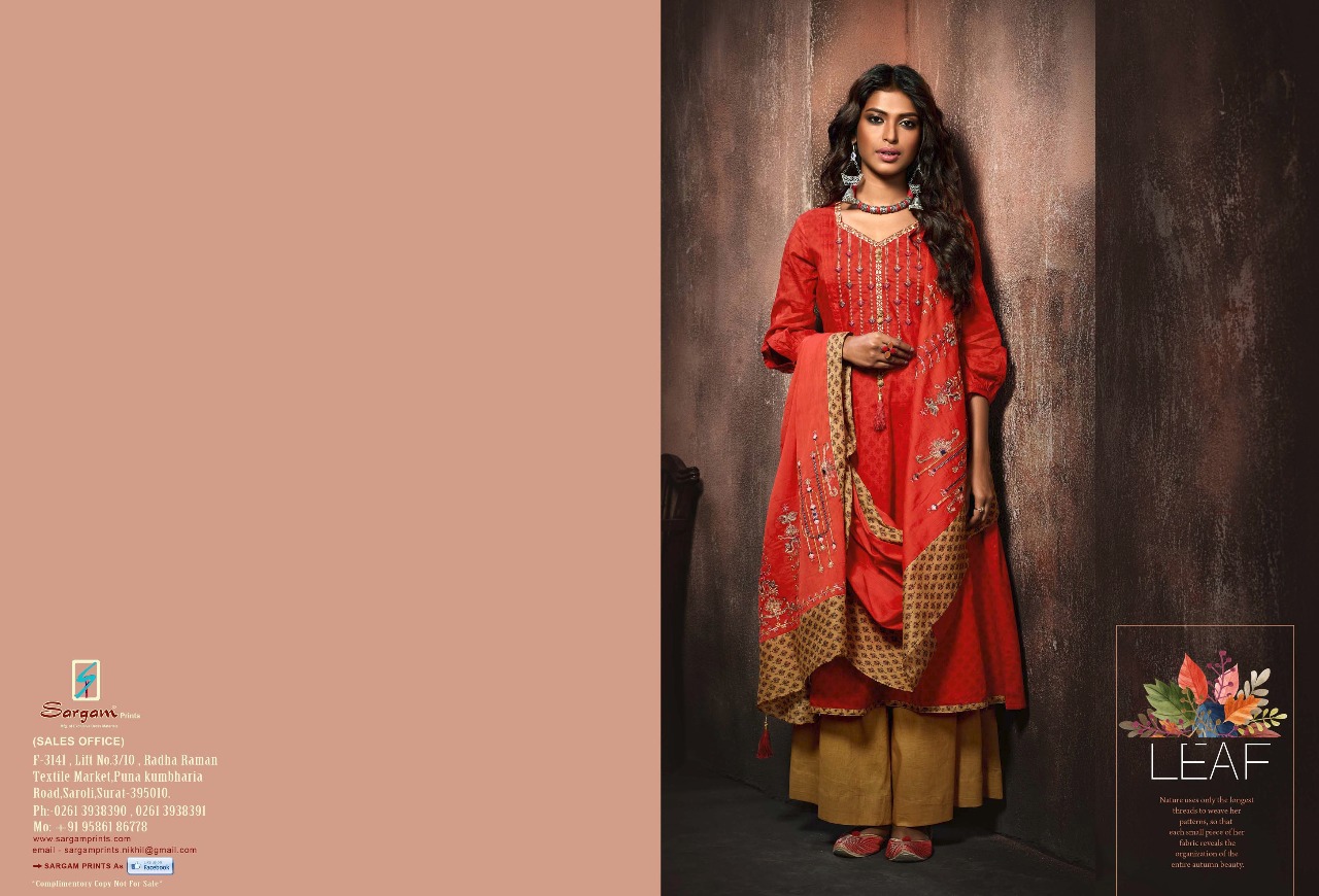 Sargam prints presents leaf stylish wear salwar kameez