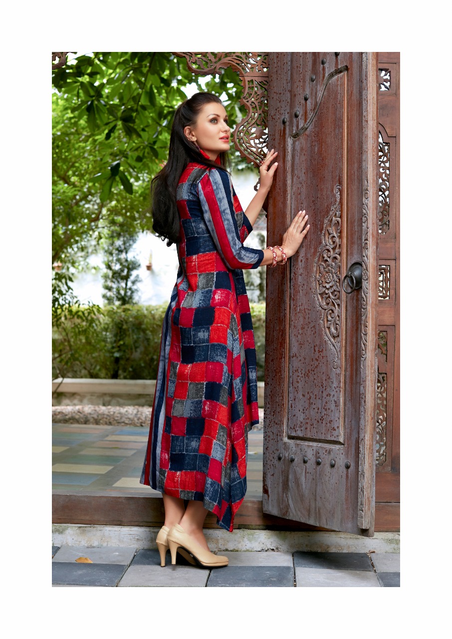 Sawan creation presents fiza vol 1 fancy kurtis collection ready to wear