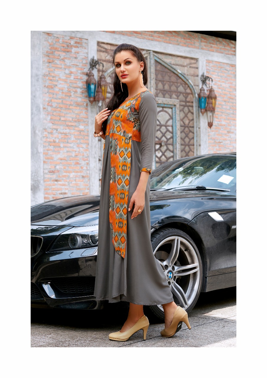 Sawan creation presents fiza vol 1 fancy kurtis collection ready to wear