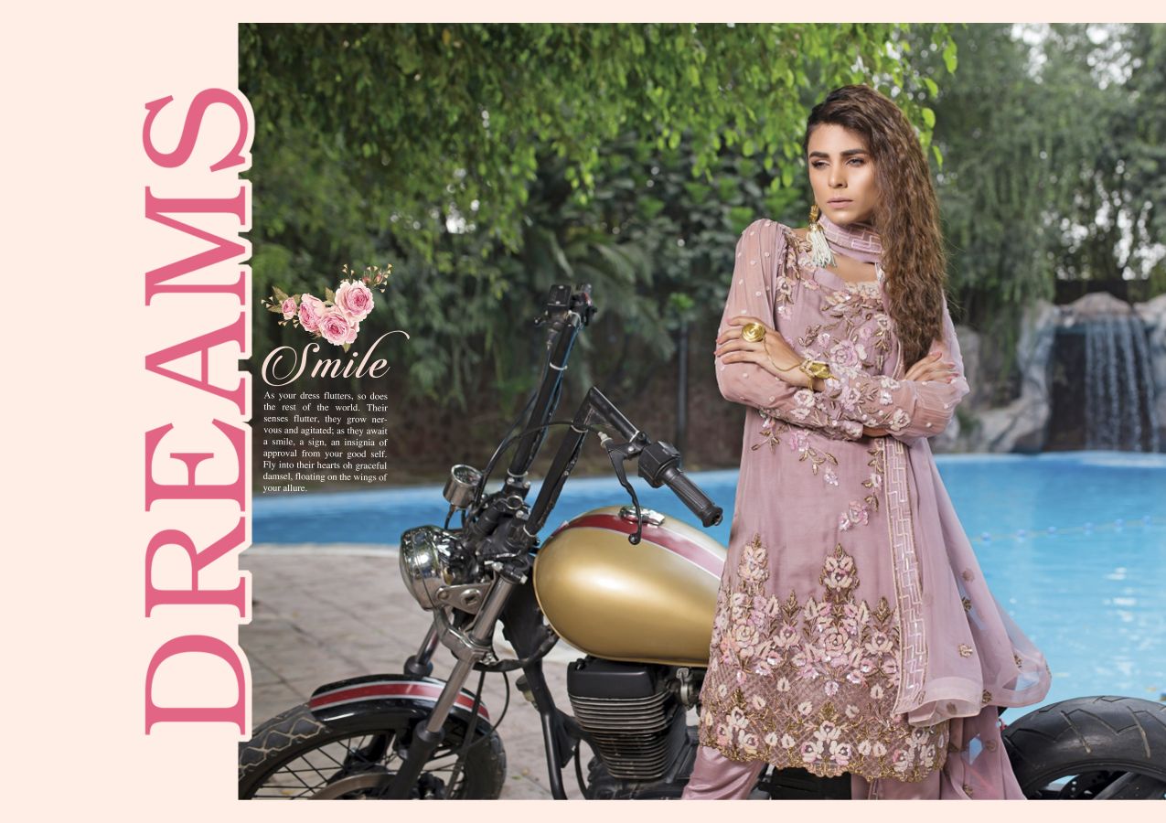 Sharaddha designer presents honey waqar vol 2 premium beautiful heavy collection of salwar kameez