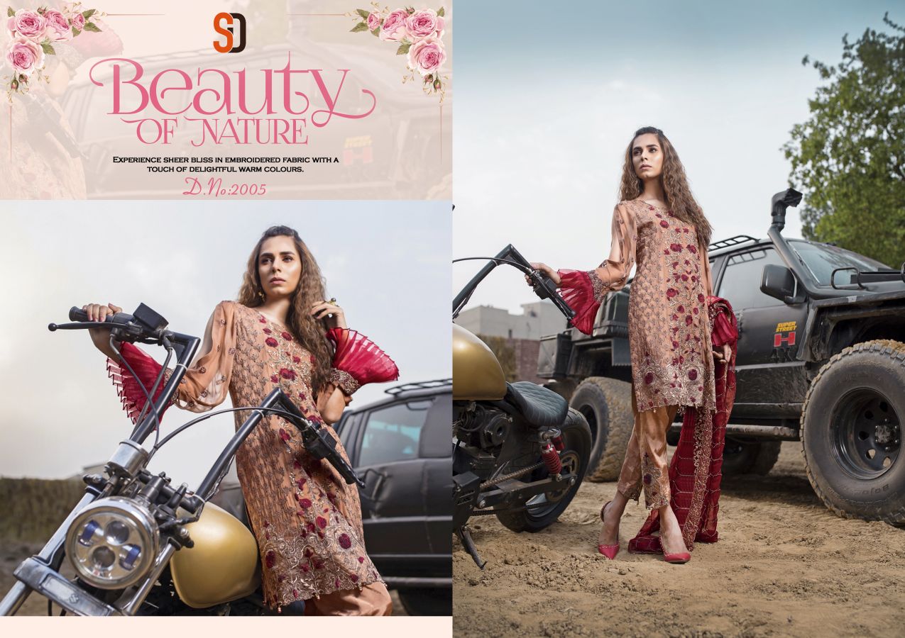 Sharaddha designer presents honey waqar vol 2 premium beautiful heavy collection of salwar kameez