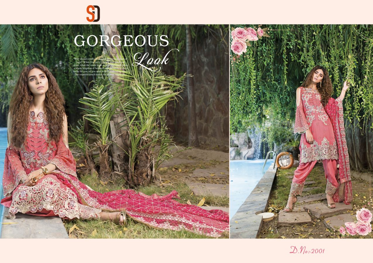 Sharaddha designer presents honey waqar vol 2 premium beautiful heavy collection of salwar kameez