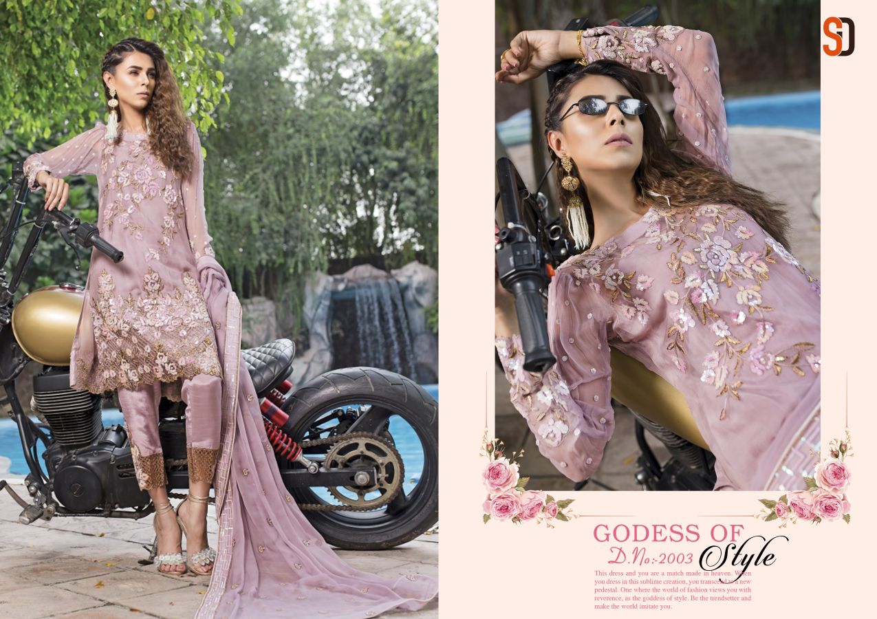 Sharaddha designer presents honey waqar vol 2 premium beautiful heavy collection of salwar kameez