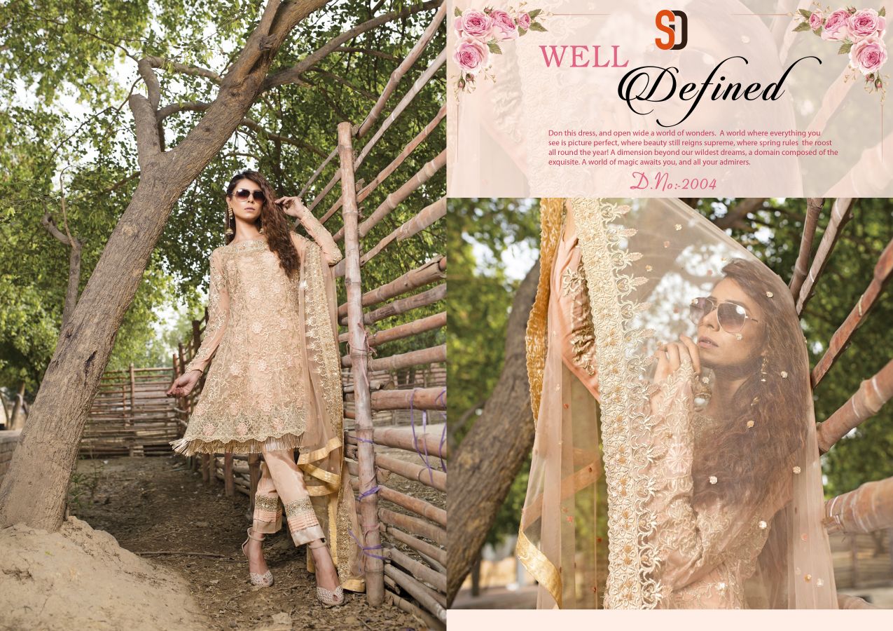 Sharaddha designer presents honey waqar vol 2 premium beautiful heavy collection of salwar kameez