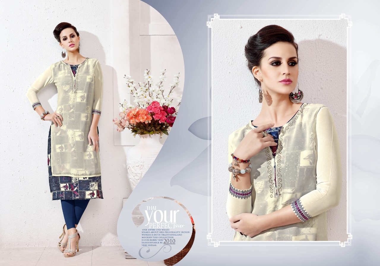 Tunic House presents moss casual fancy collection Of kurtis