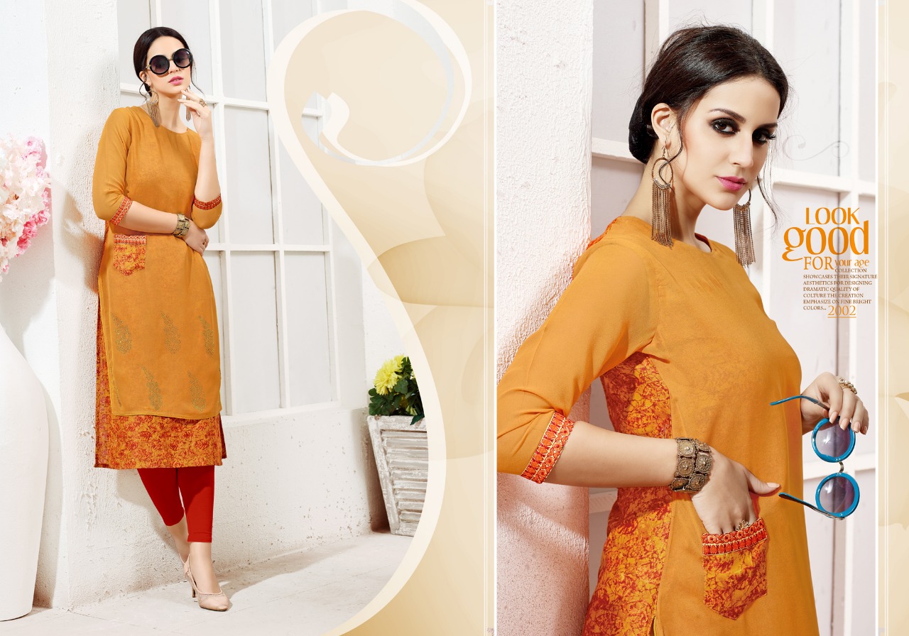 Tunic House presents moss casual fancy collection Of kurtis