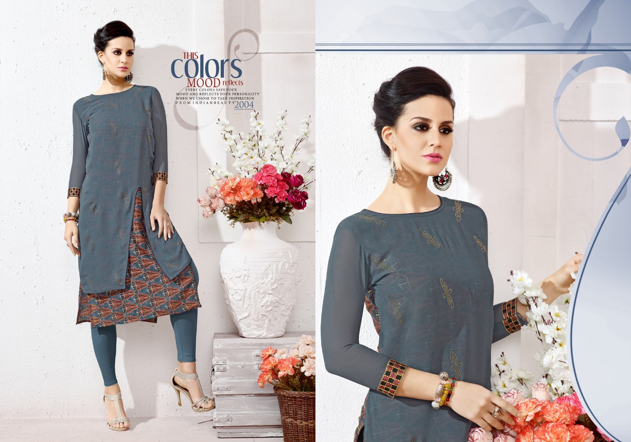 Tunic House presents moss casual fancy collection Of kurtis