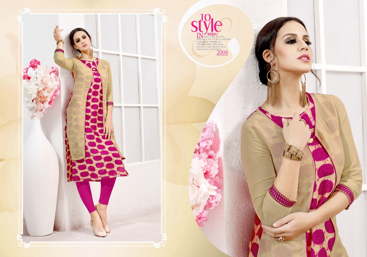 Tunic House presents moss casual fancy collection Of kurtis