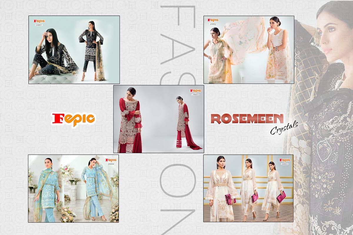 FEPIC Rosemeen crystale 24003 Salwar Kameez Fancy Singles