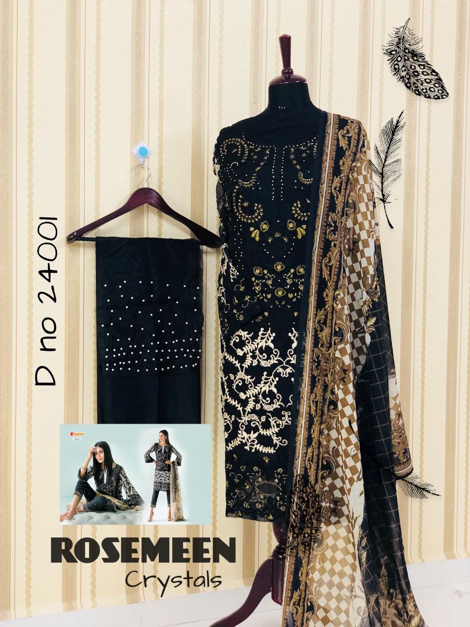 FEPIC Rosemeen crystale 24001 Salwar Kameez Fancy Singles