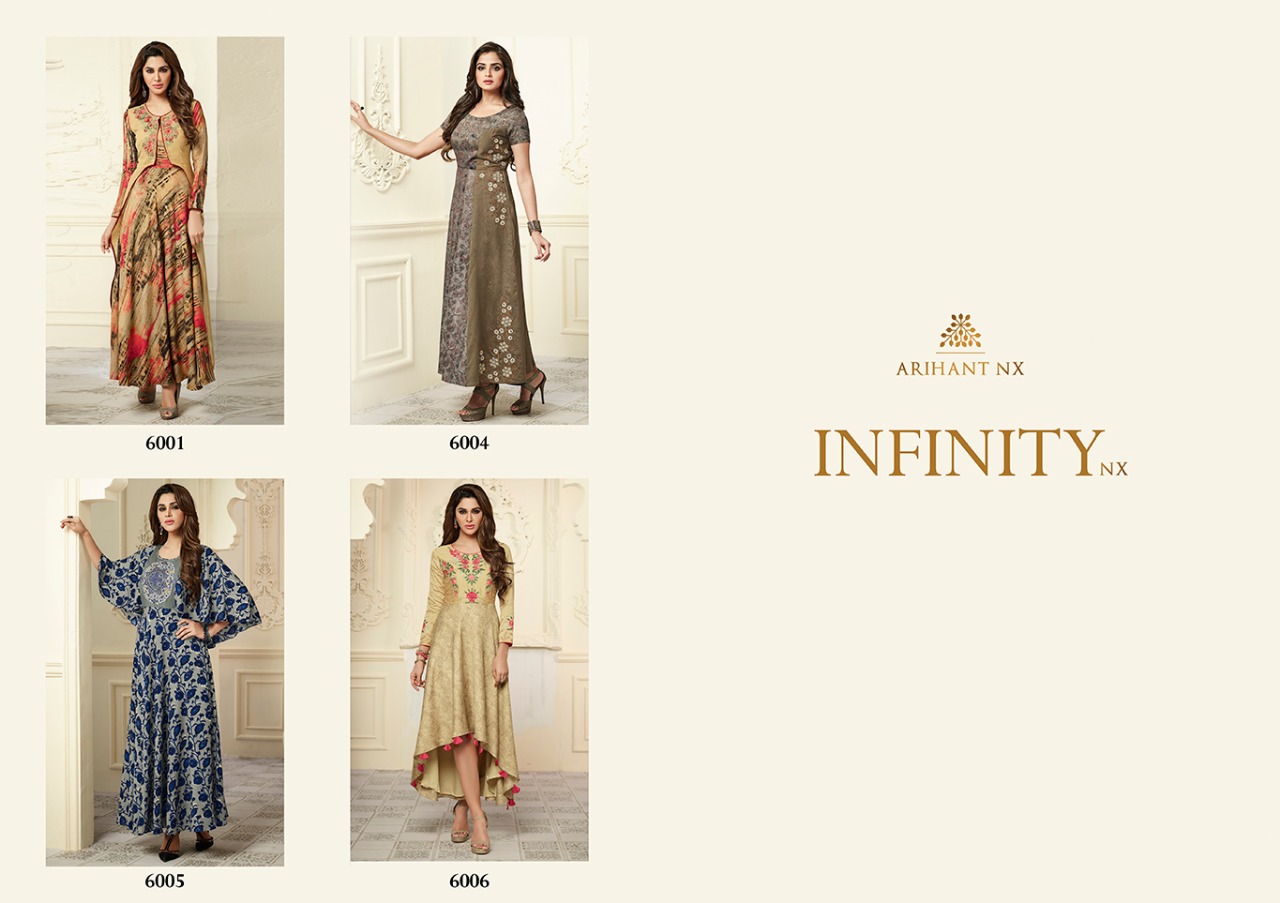 Arihant designer presents infinity NX Stylish look concept  of kurtis