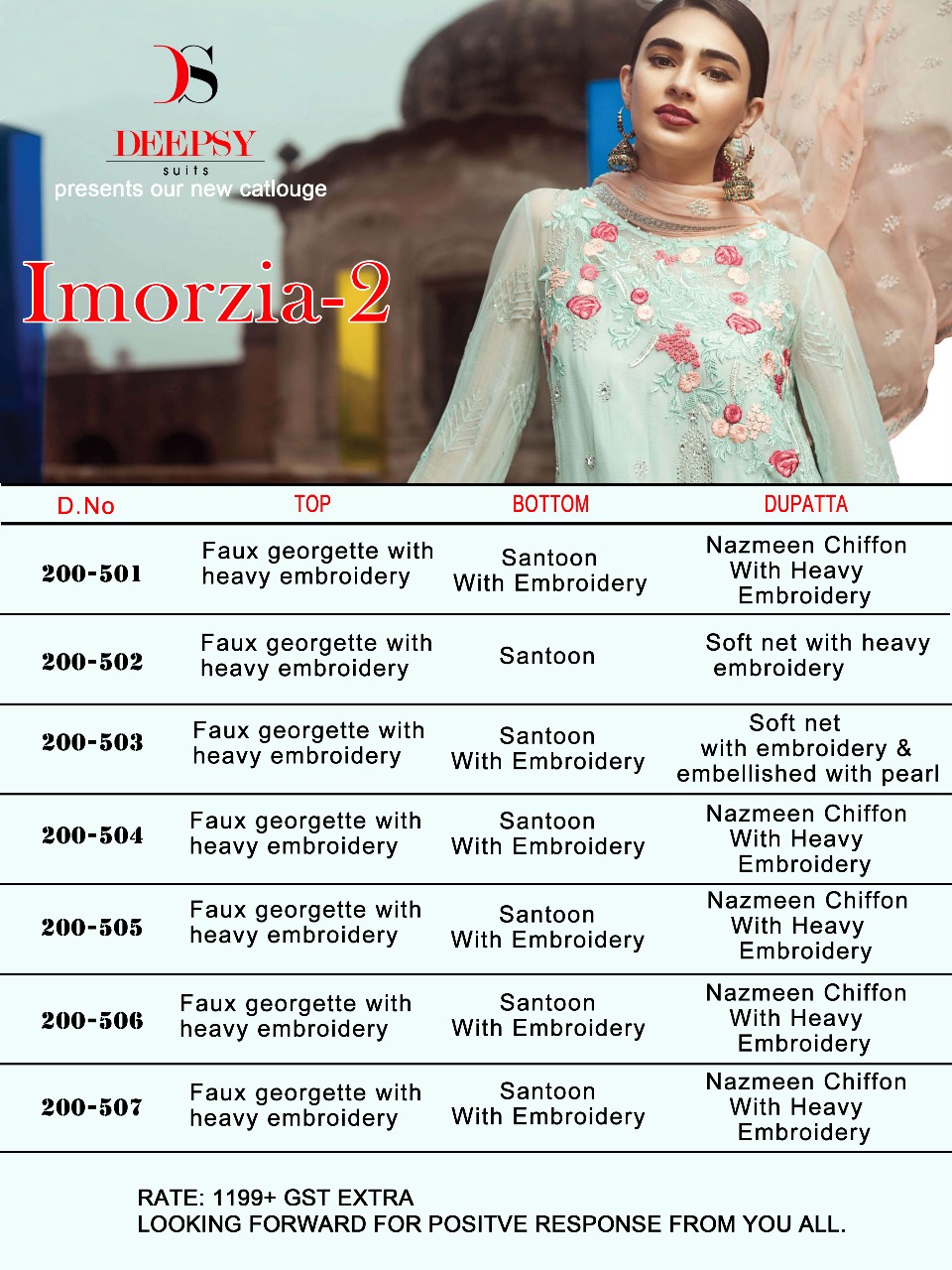 Deepsy suits presents imorzia 2 beautiful stylish look salwar kameez concept