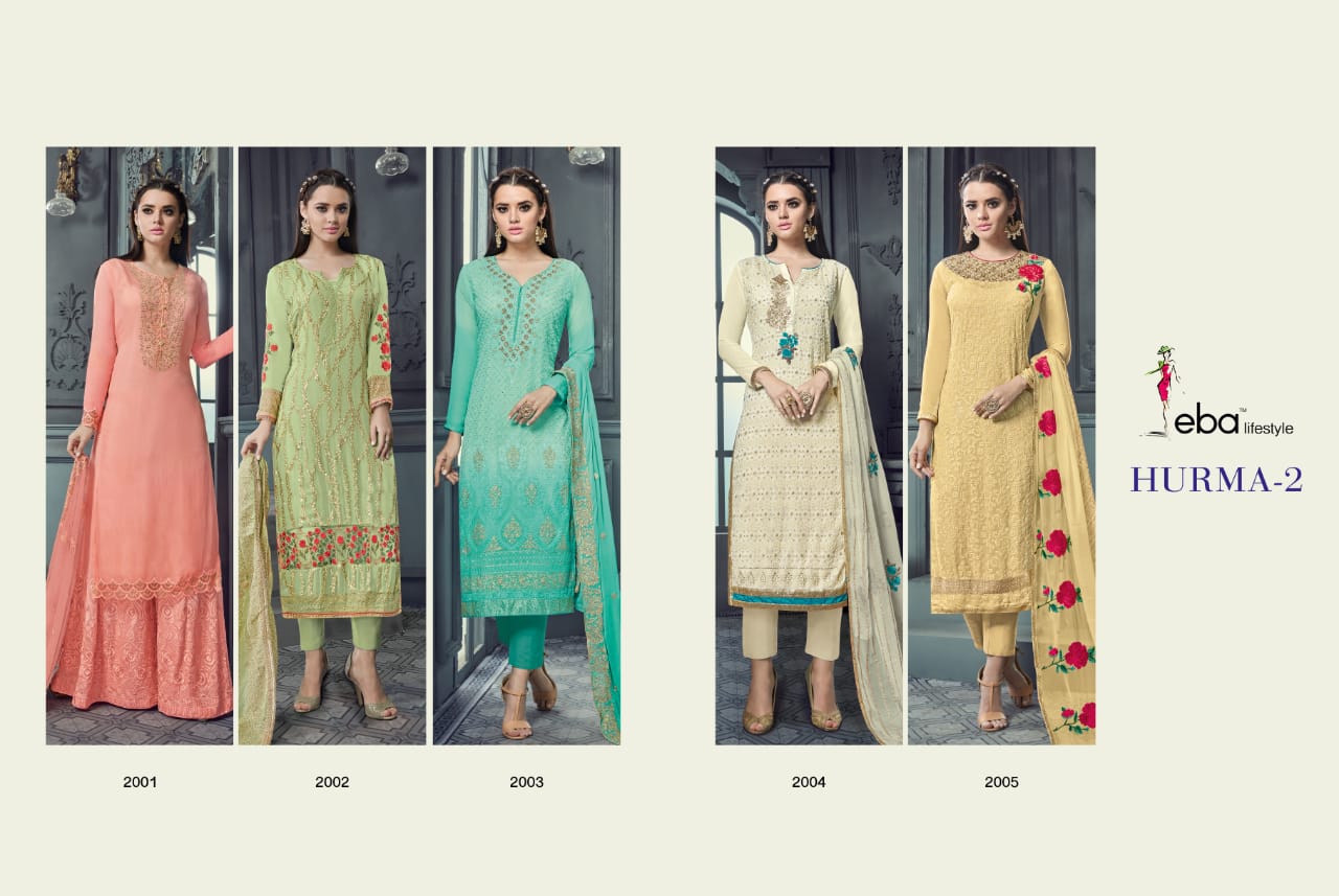 Eba lifestyle presenting hurma vol 2 Exclusive stylish wear salwar kameez collection