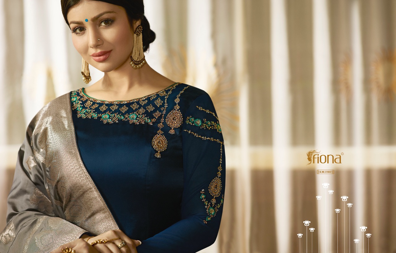 Fiona presents ayesha jacquard dupptta vol 2 beautiful Ethnic wear collection of salwar kameez