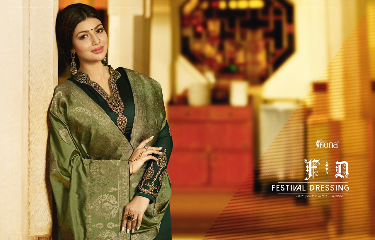 Fiona presents ayesha jacquard dupptta vol 2 beautiful Ethnic wear collection of salwar kameez