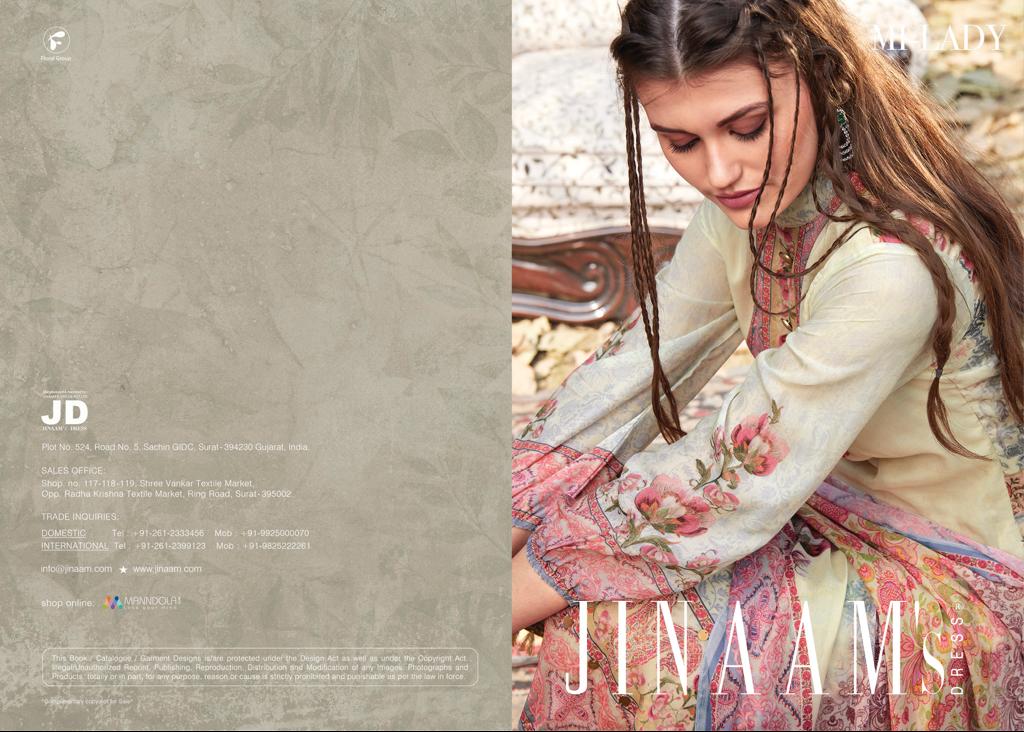 Jinaam presents Mi lady Beautiful heavy cotton silk concept of salwar kameez