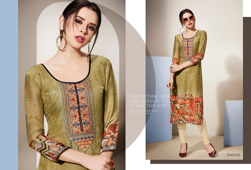 Kajree fashion launch oxygen vol 3 casual style kurtis concept