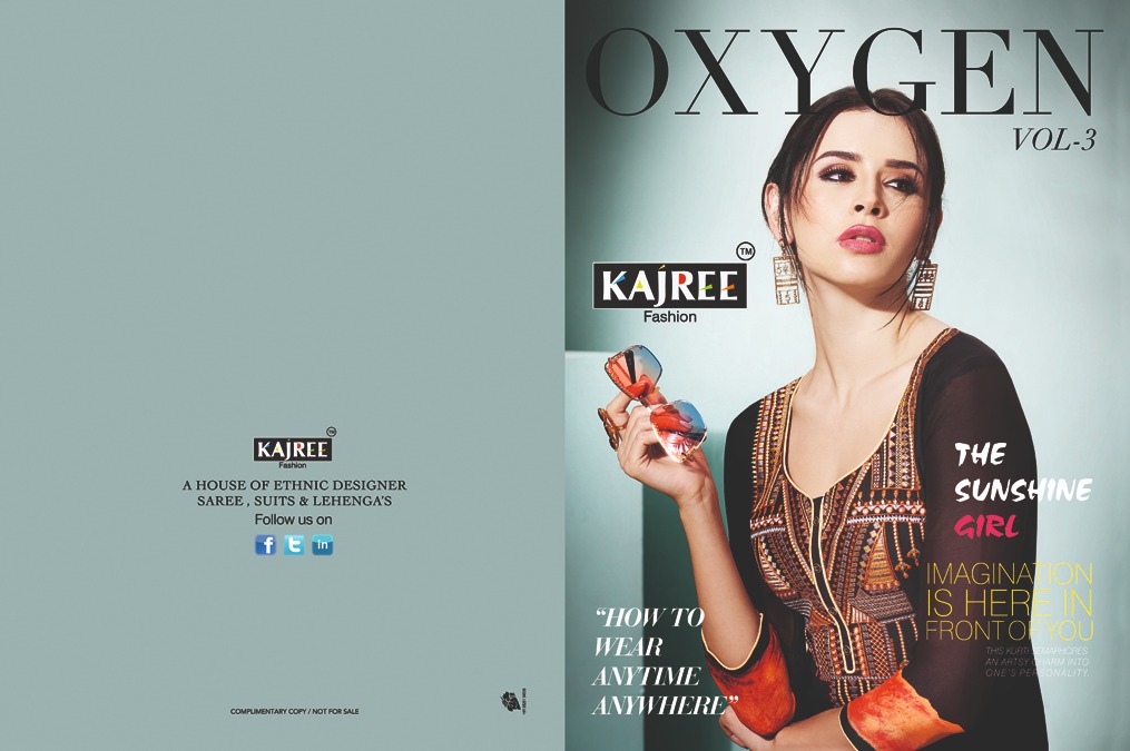 Kajree fashion launch oxygen vol 3 casual style kurtis concept