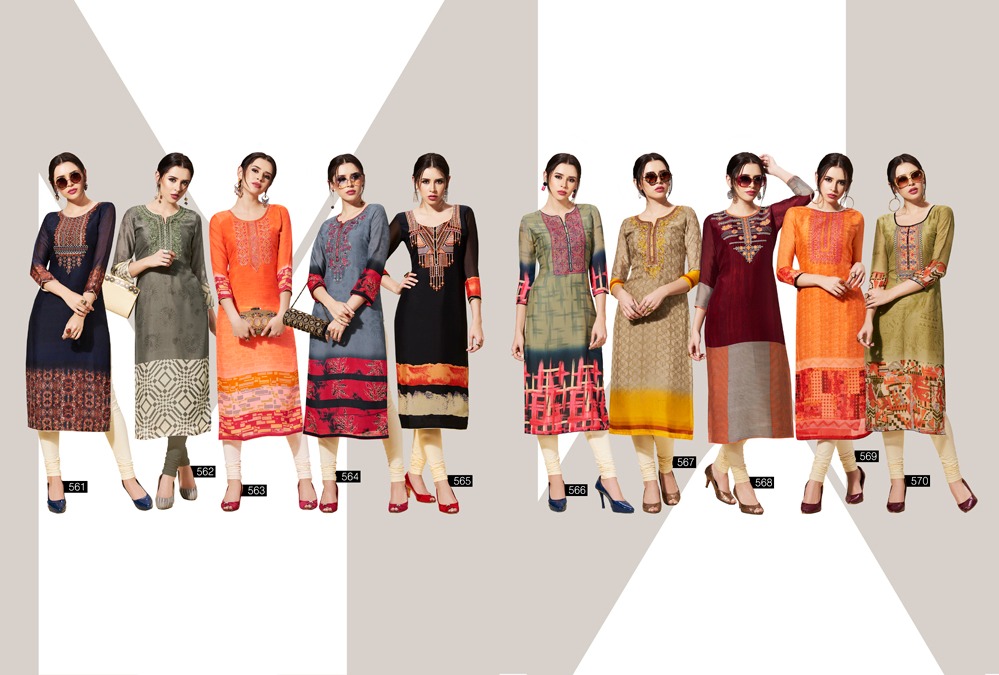 Kajree fashion launch oxygen vol 3 casual style kurtis concept