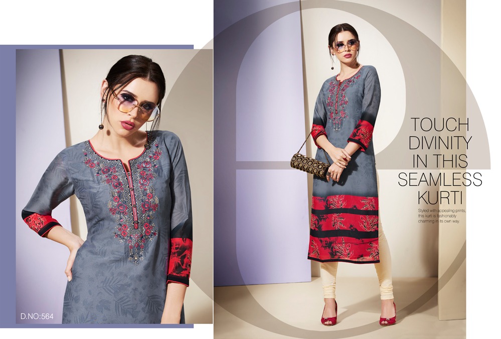 Kajree fashion launch oxygen vol 3 casual style kurtis concept