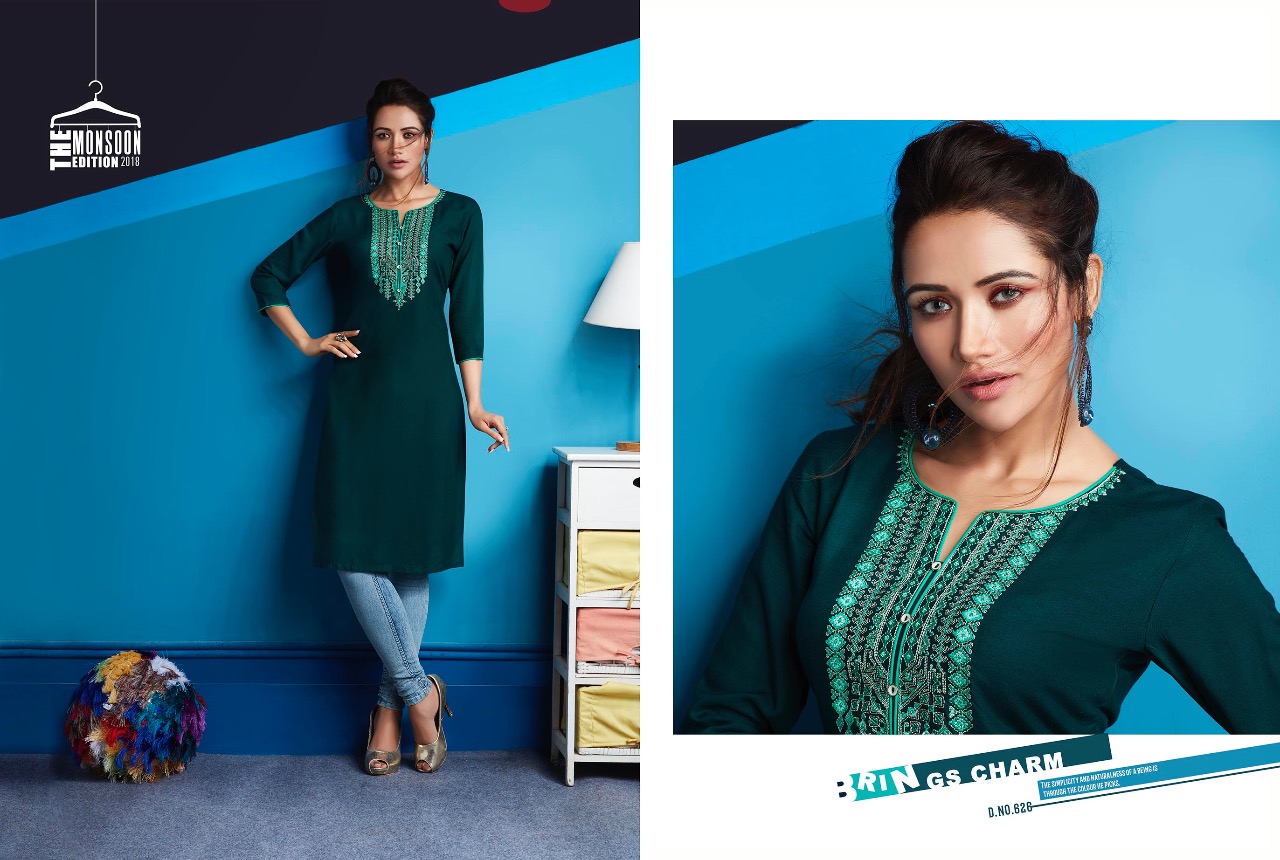 Kajree fashion presents lily vol 10 Casual running wear beautiful kurtis concept