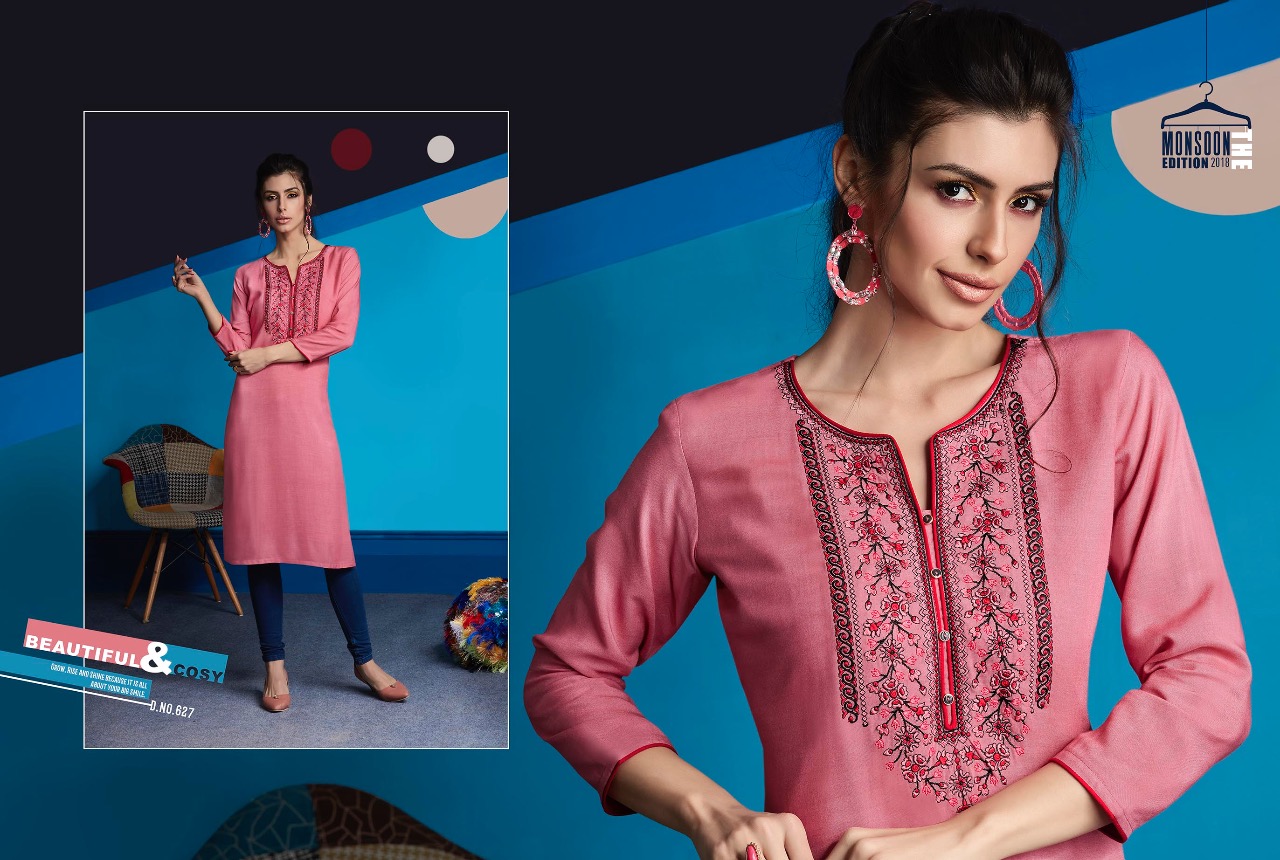 Kajree fashion presents lily vol 10 Casual running wear beautiful kurtis concept