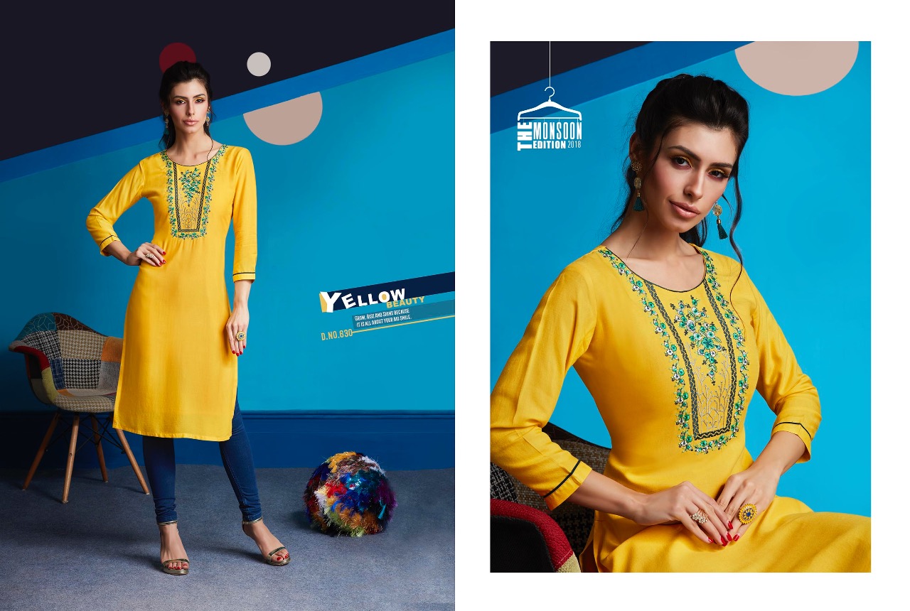 Kajree fashion presents lily vol 10 Casual running wear beautiful kurtis concept