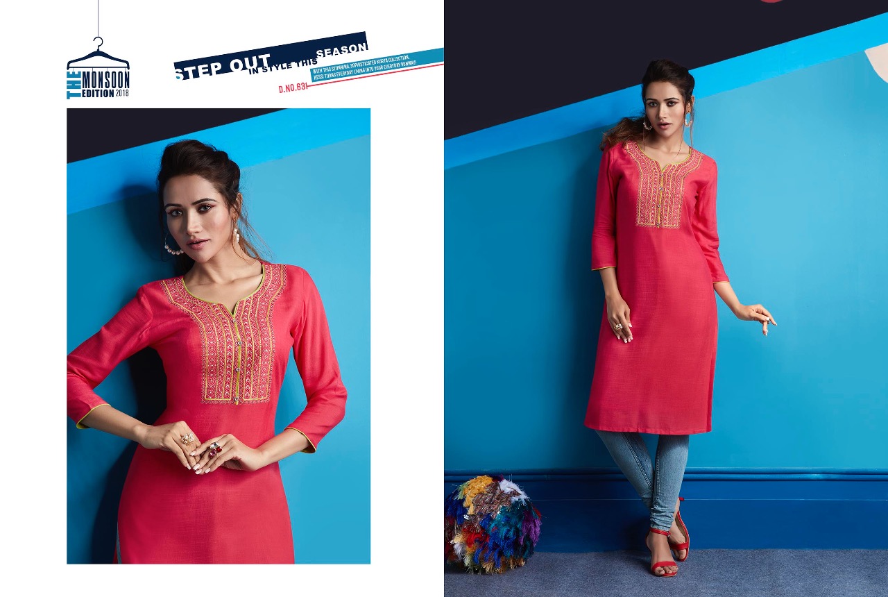 Kajree fashion presents lily vol 10 Casual running wear beautiful kurtis concept