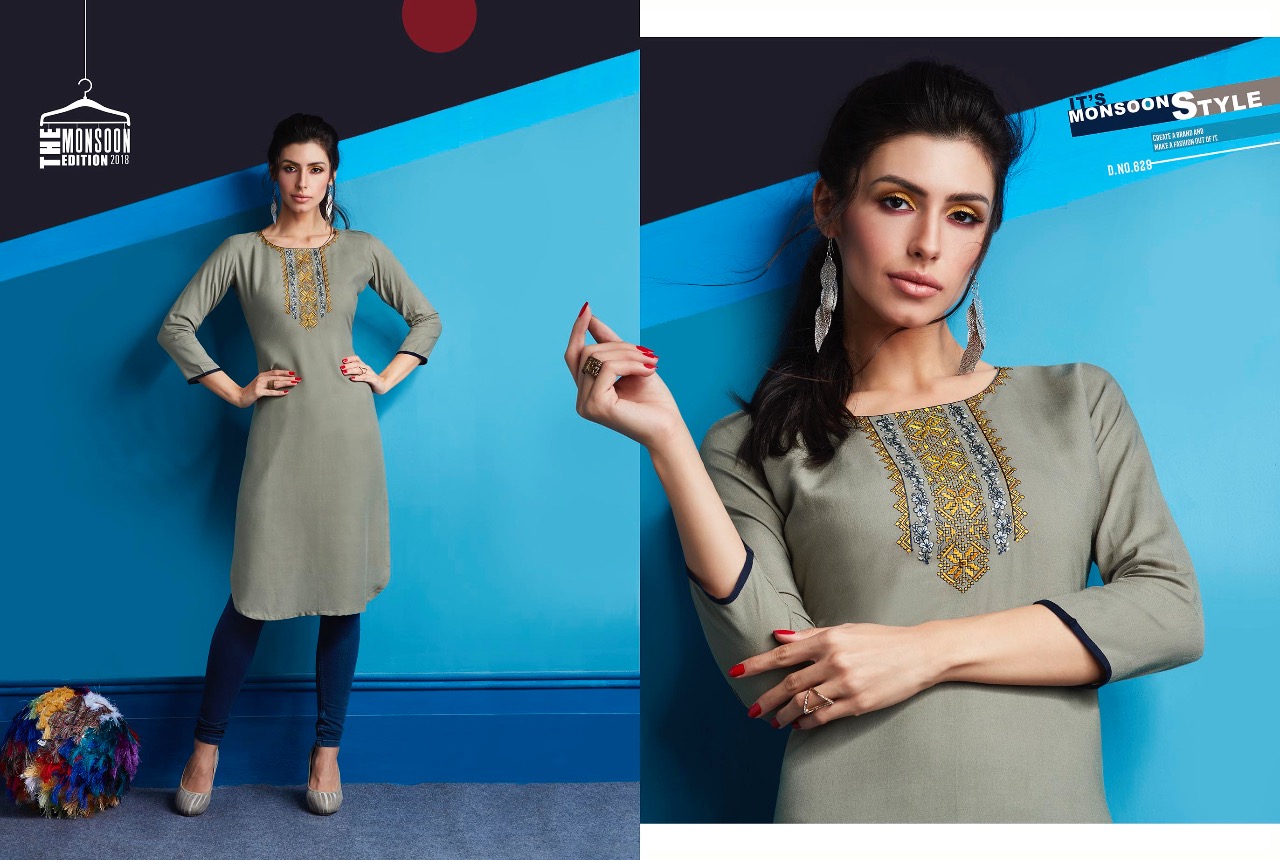 Kajree fashion presents lily vol 10 Casual running wear beautiful kurtis concept