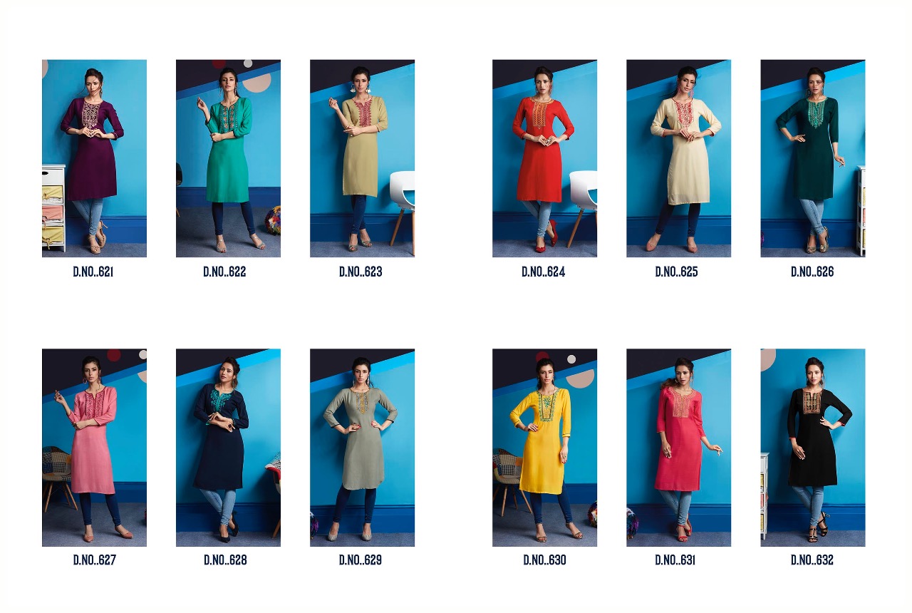 Kajree fashion presents lily vol 10 Casual running wear beautiful kurtis concept