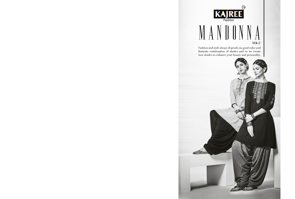 Kajree fashion presents mandonna vol 2 casual ready to wear kurtis collection