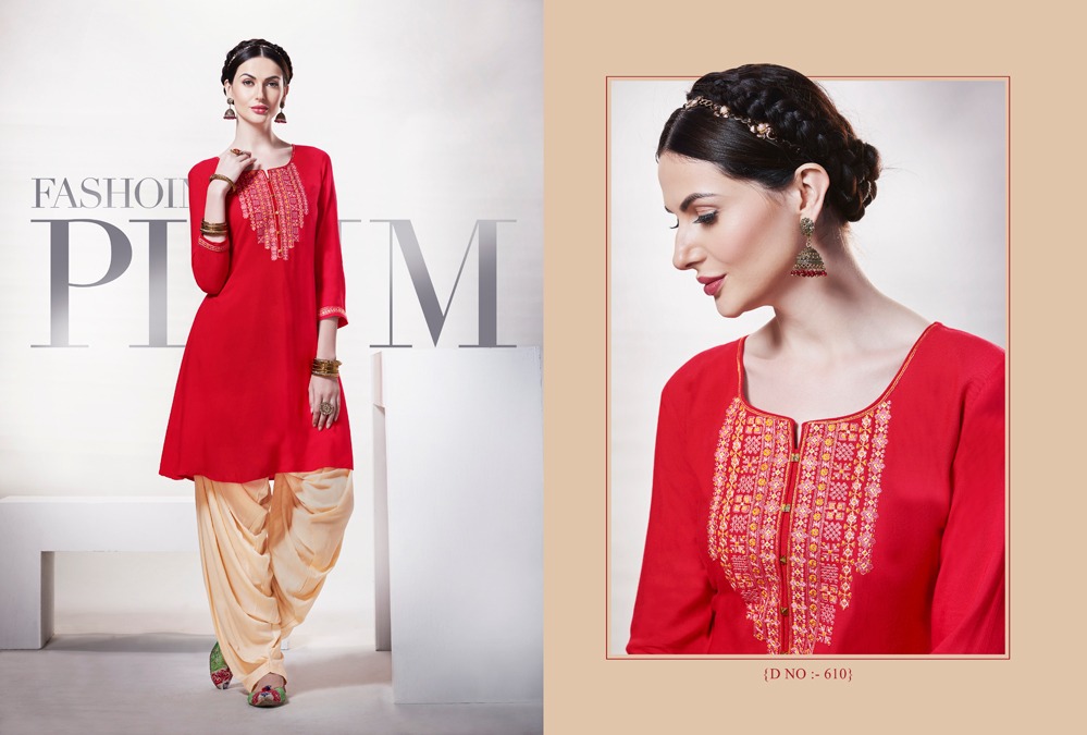 Kajree fashion presents mandonna vol 2 casual ready to wear kurtis collection