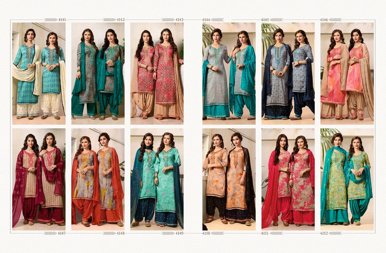 Kessi fabrics launch colouru2019s by patiala house vol 8 casual wear salwar kameez concept