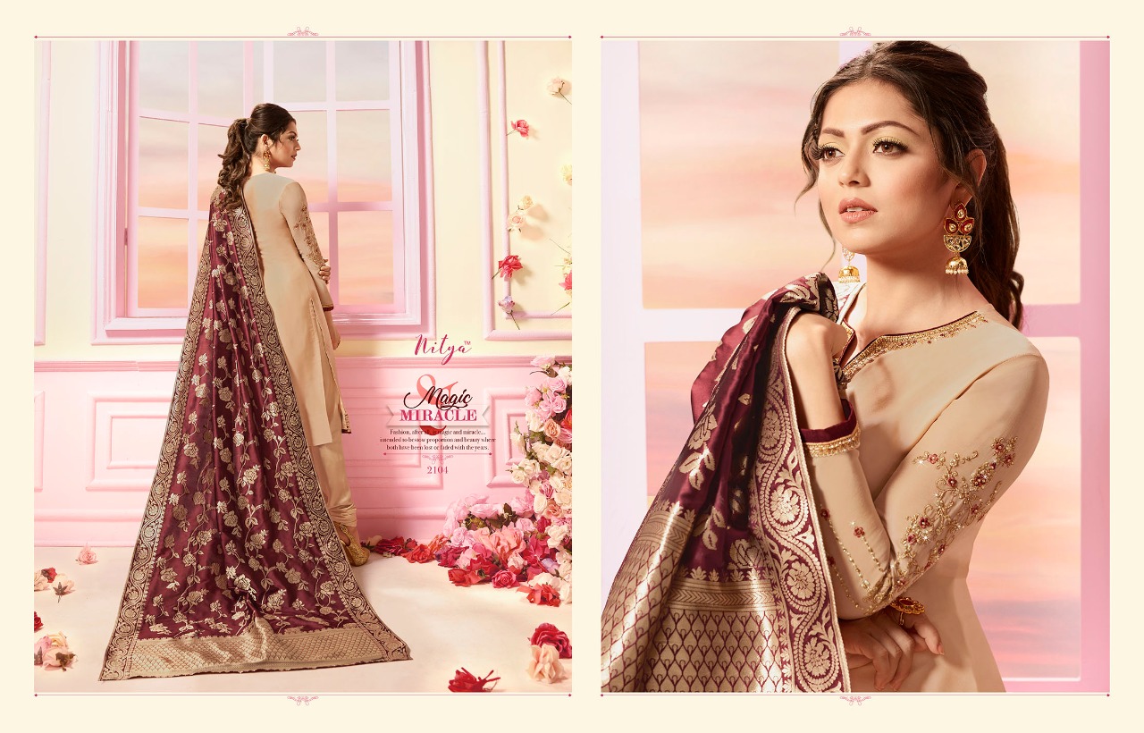 LT fabrics presents nitya vol 121 beautiful ethnic wear salwar kameez concept