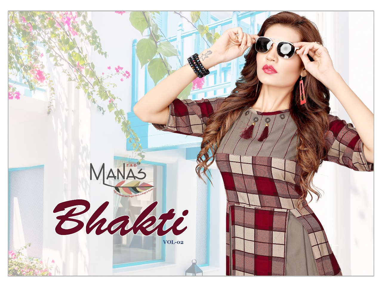 Manas launch bhakti vol 2 fancy collection of kurtis