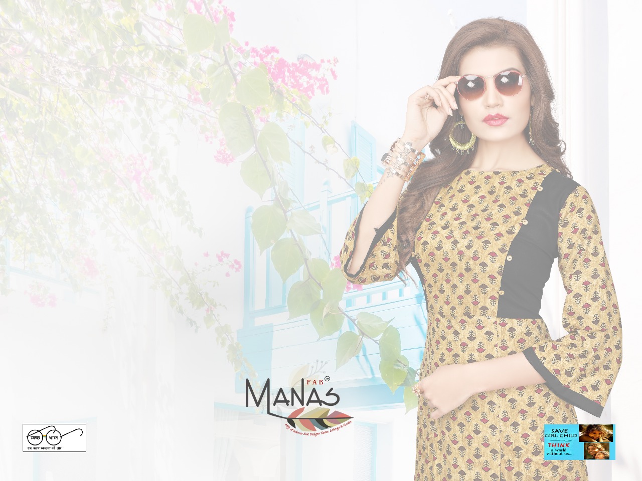 Manas launch bhakti vol 2 fancy collection of kurtis