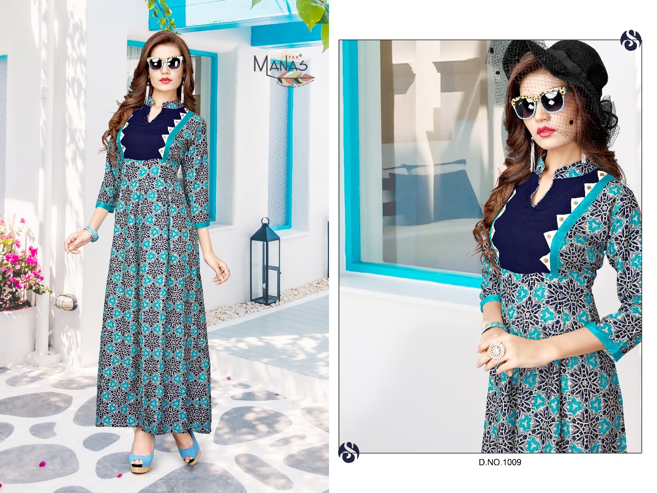 Manas launch bhakti vol 2 fancy collection of kurtis