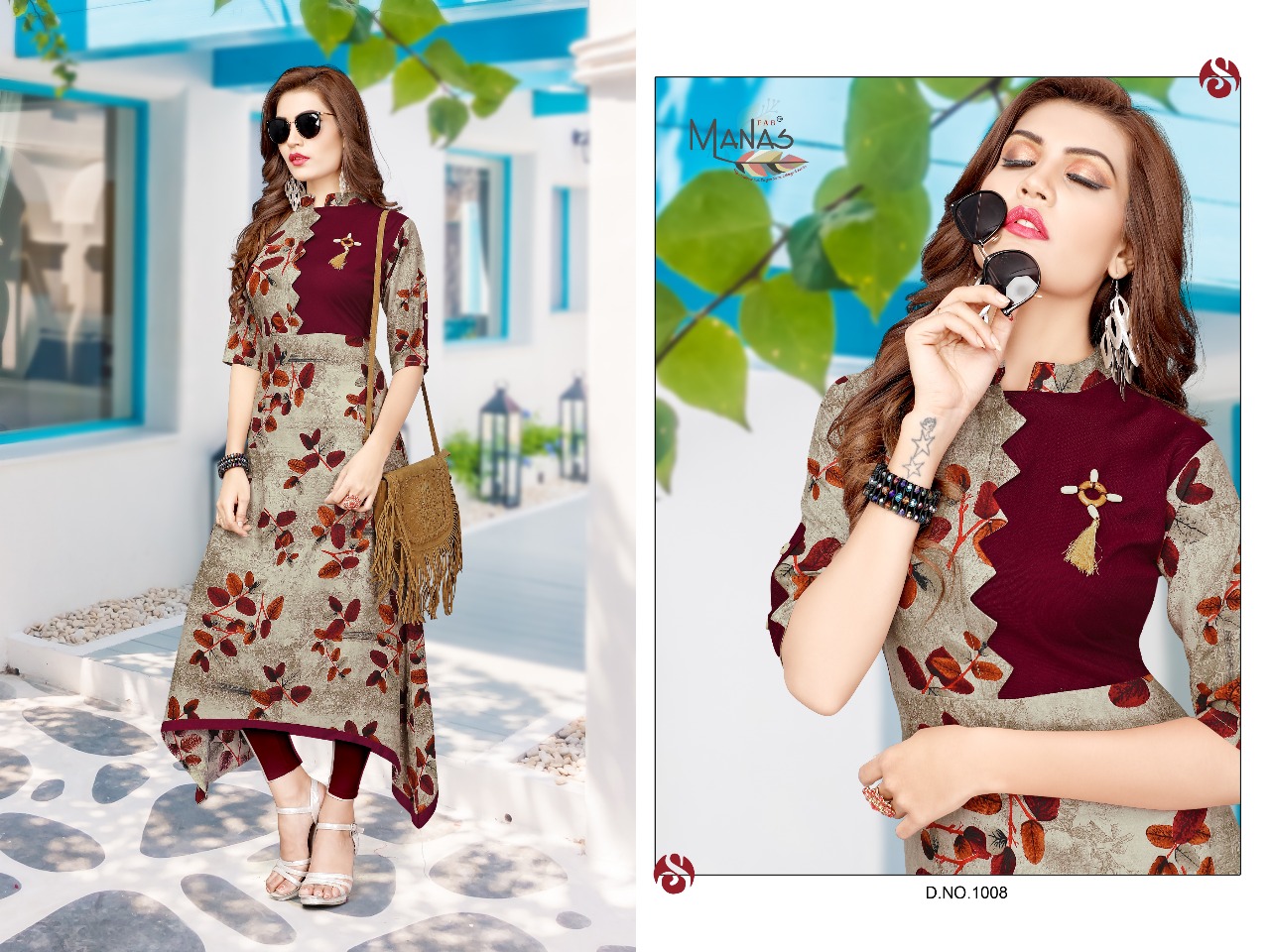 Manas launch bhakti vol 2 fancy collection of kurtis