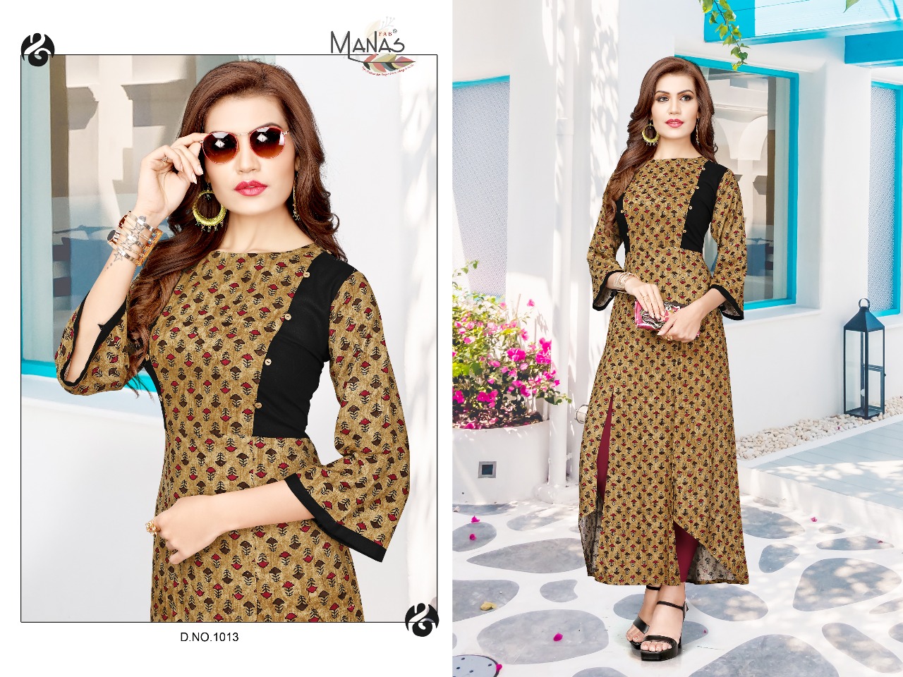 Manas launch bhakti vol 2 fancy collection of kurtis