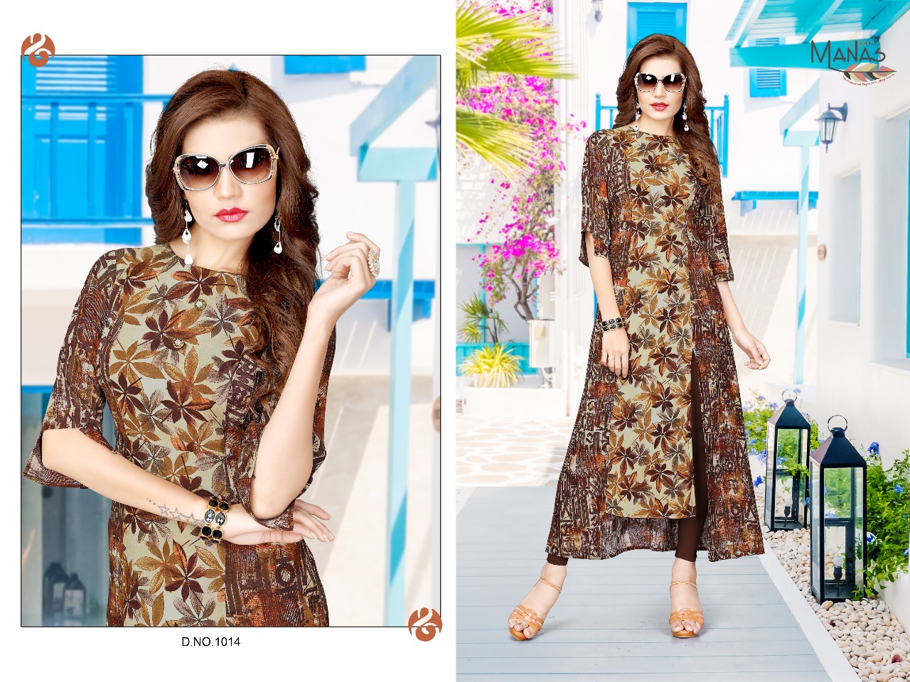 Manas launch bhakti vol 2 fancy collection of kurtis