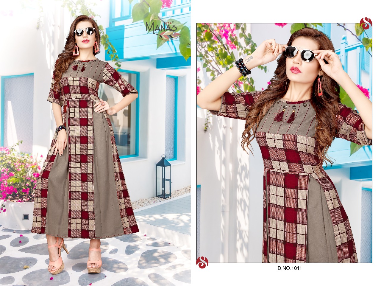 Manas launch bhakti vol 2 fancy collection of kurtis