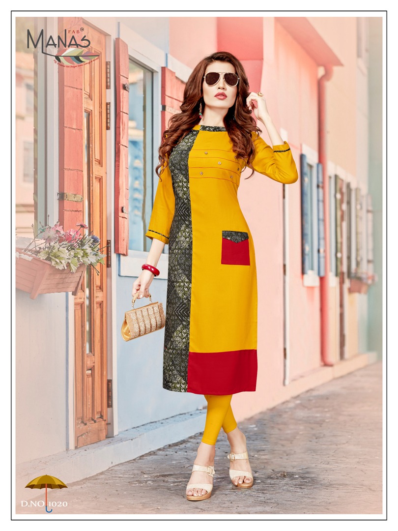 Manas Launch swara vol 3 casual ready to wear kurtis concept