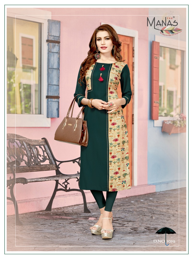 Manas Launch swara vol 3 casual ready to wear kurtis concept